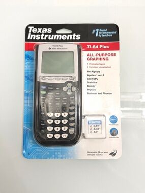 Brand New Texas Instruments TI-84 Plus Graphing Calculator - Black